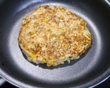 簡単！オートミールお好み焼きコーン作り方4写真