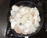 皮付き大根の煮物♪簡単食べすぎ胃のつかえ作り方4写真