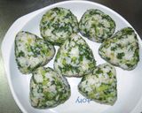 大根菜炒めおにぎり作り方6写真