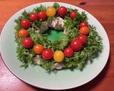 簡単楽しい♡クリスマスリースポテトサラダ作り方9写真