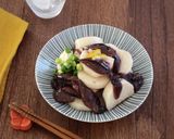 ほたるいかの沖漬けと長芋のおつまみ作り方4写真