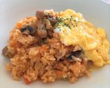 チキンライス〜スクランブルエッグ添え〜作り方8写真