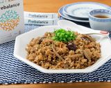 管理栄養士の　蓮根もち麦入り中華風おこわ作り方10写真