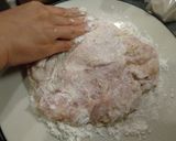 クリスマスチキン風ダージーパイ大鶏排♡作り方3写真