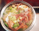 簡単☆塩鮭と大根の野菜出汁スープ作り方1写真