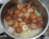 ベーコンとベビーしいたけのスープ作り方5写真