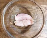 レンチン◎キャベツとささみの中華風サラダ作り方1写真