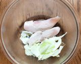レンチン◎キャベツとささみの中華風サラダ作り方3写真