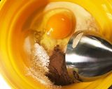 オートミール蒸しパン　甘酒チョコバナナ作り方2写真