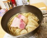 【1人暮らし】限界肉うどん作り方4写真