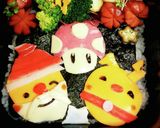 ★マリオキャラ★で☆サンタクリスマス弁当作り方1写真