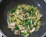 めんつゆで簡単にらの卵とじ作り方3写真