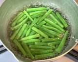いんげんのごま和え（マヨぽん味）作り方1写真