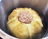 圧力鍋で簡単に！まるごとキャベツ煮込み作り方5写真