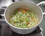 お正月水菜とえびのあんかけ餅♪めっけ作り方3写真