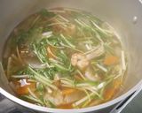 お正月水菜とえびのあんかけ餅♪めっけ作り方4写真