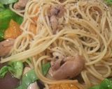 惚れた♪オレンジとサラダ菜のパスタ♪作り方3写真