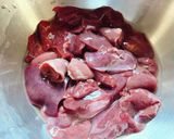 鶏レバーのオイスターソース炒め作り方2写真