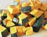 蒸し焼き【かぼちゃのコンソメバターソテー作り方1写真
