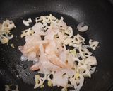 水菜と蓮根のペペロンチーノ風♪めっけ作り方3写真