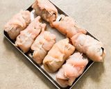 63℃ 新年の縁起物！鶏ささみの竜眼巻き作り方6写真