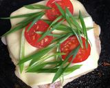お餅アレンジ♪豚肉とねぎのもちピザ作り方6写真