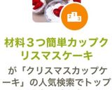 人気☆材料３つ簡単カップクリスマスケーキ作り方8写真