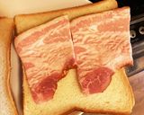 【簡単朝ご飯】限界ベーコンチーズサンド作り方2写真