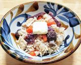 ビーフジャーキー入り牛乳の炊き込みご飯作り方6写真