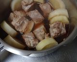 豚バラ肉と大根の煮物作り方4写真