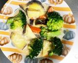 根菜茄子豆乳味噌スープ炒味温野菜サラダ作り方13写真
