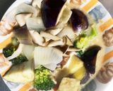 根菜茄子豆乳味噌スープ炒味温野菜サラダ作り方15写真