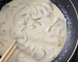 白いビーフストロガノフステーキカレー作り方5写真