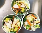 根菜チクワ肉なしルーローハン味オムレツ風作り方9写真