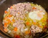 かぶと挽き肉のスープ作り方6写真