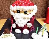 クリスマス！サンタクロース立体デコケーキ作り方10写真