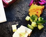 おうち居酒屋★巻いて!カラフル納豆チーズ作り方1写真