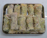ご飯がすすむ！大和芋の豚巻き梅しそ風味作り方3写真