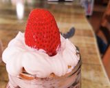 いちごがかわいい瓶ケーキ作り方6写真