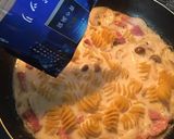 ベーコンときのこのクリームパスタ♡作り方3写真