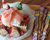 プレゼントケーキのリボン作り方1写真