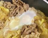 牛肉と白菜のすき焼き風作り方6写真