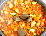 トマト缶無水カレー作り方4写真