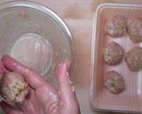 ポン酢で白菜と鶏だんごのはるさめスープ作り方3写真