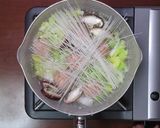 ポン酢で白菜と鶏だんごのはるさめスープ作り方5写真