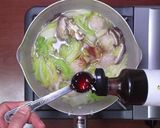 ポン酢で白菜と鶏だんごのはるさめスープ作り方7写真