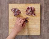 豚ハツレタス炒飯作り方1写真