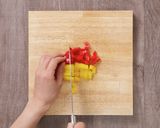 豚もつガパオ作り方1写真
