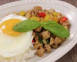 豚もつガパオ作り方6写真