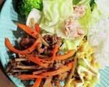 ☆★きんぴらごぼう♪牛肉&油あげ入り☆★作り方5写真